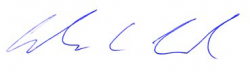 Signature of Andrew Clark